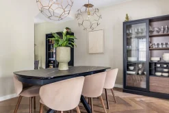 Vitrinekasten|Buffetkasten-WOOOD James Buffetkast Zwart