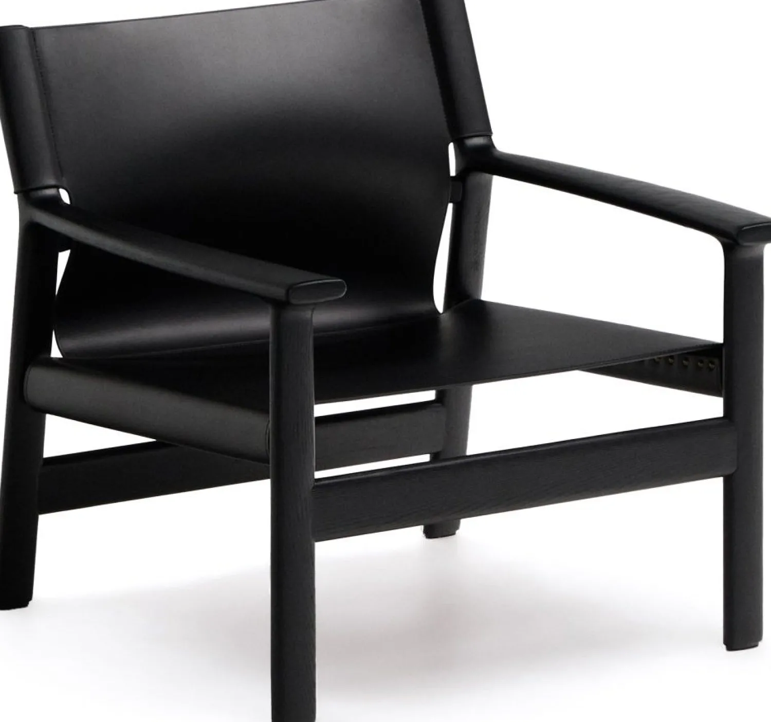 Leren Fauteuils-Kave Home Jan Fauteuil Zwart