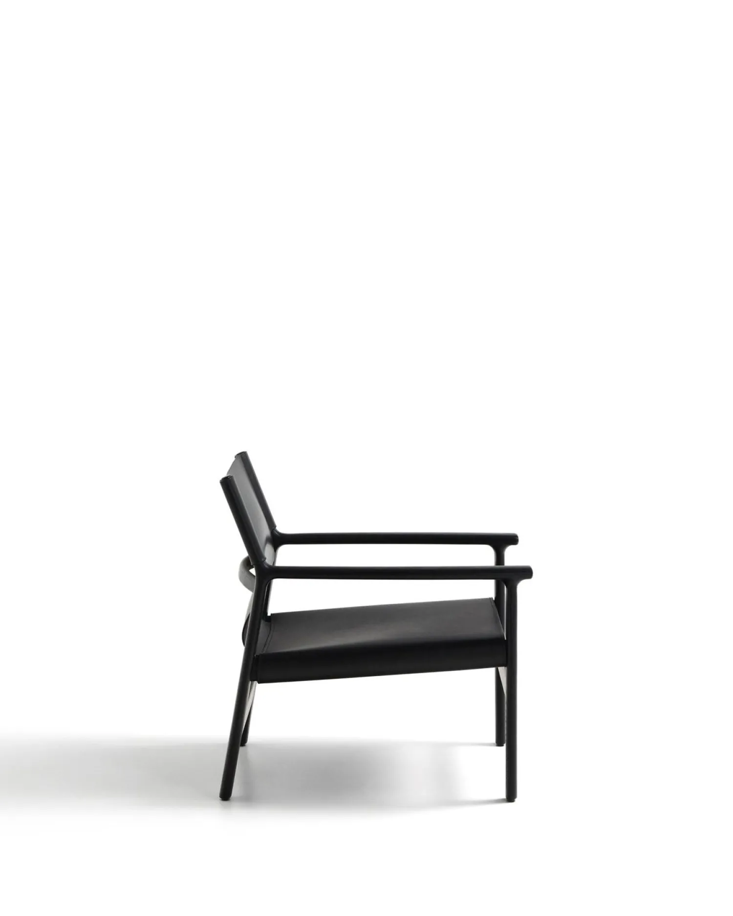 Leren Fauteuils-Kave Home Jan Fauteuil Zwart