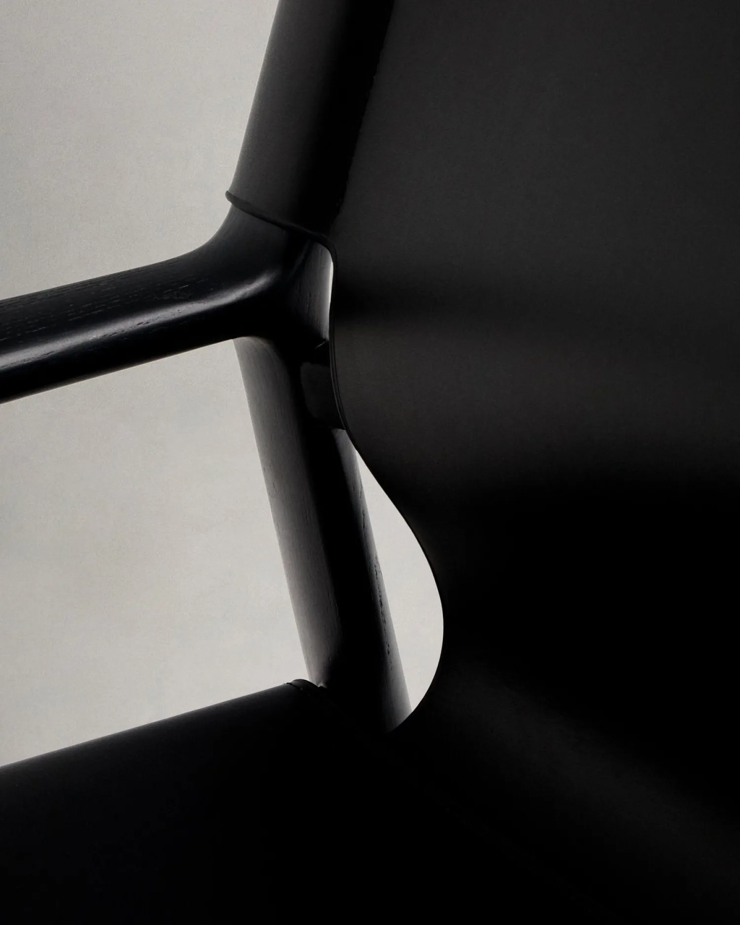 Leren Fauteuils-Kave Home Jan Fauteuil Zwart