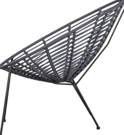 Tuinstoelen-WOOOD Jane Loungestoel Ink