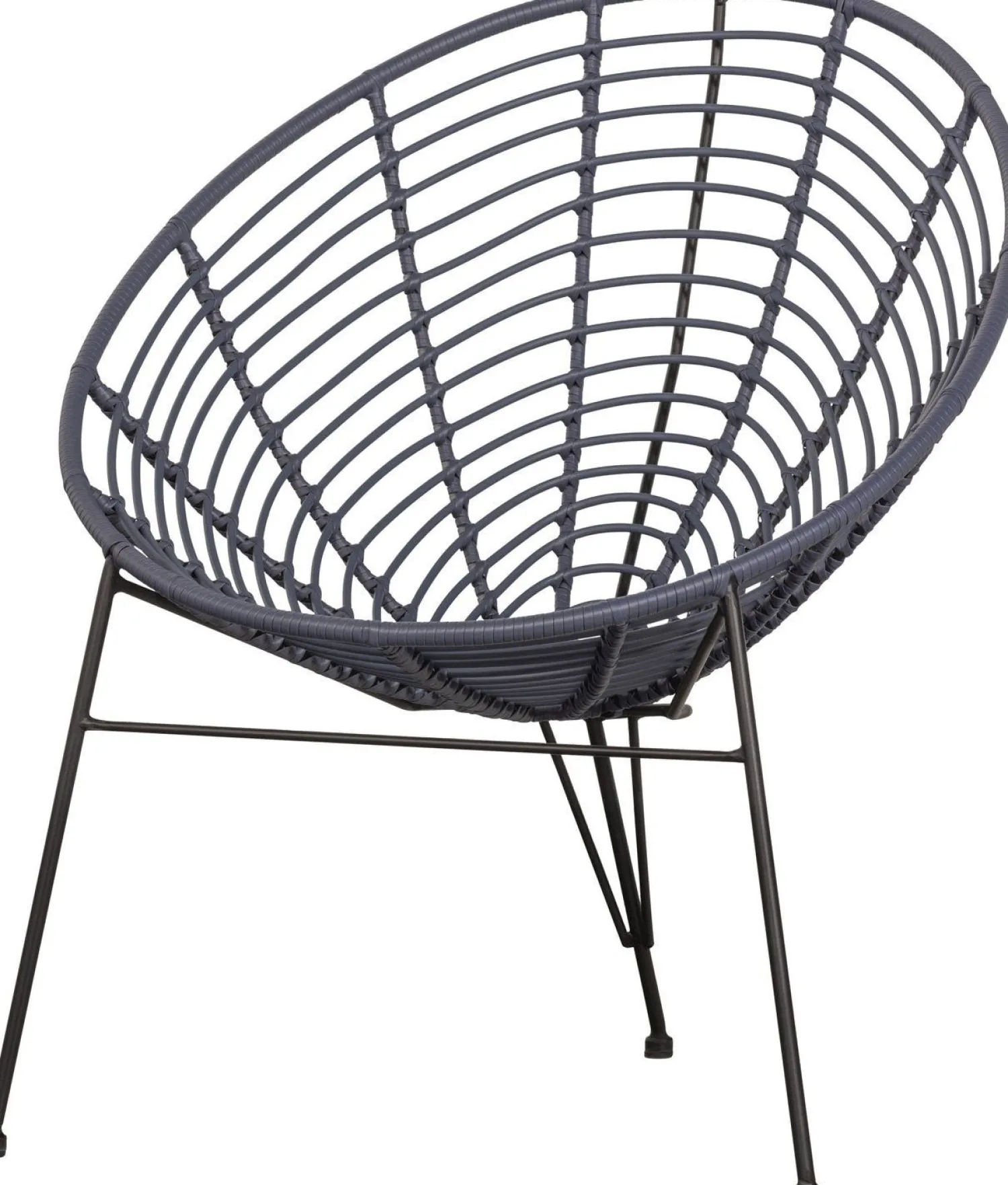 Tuinstoelen-WOOOD Jane Loungestoel Ink