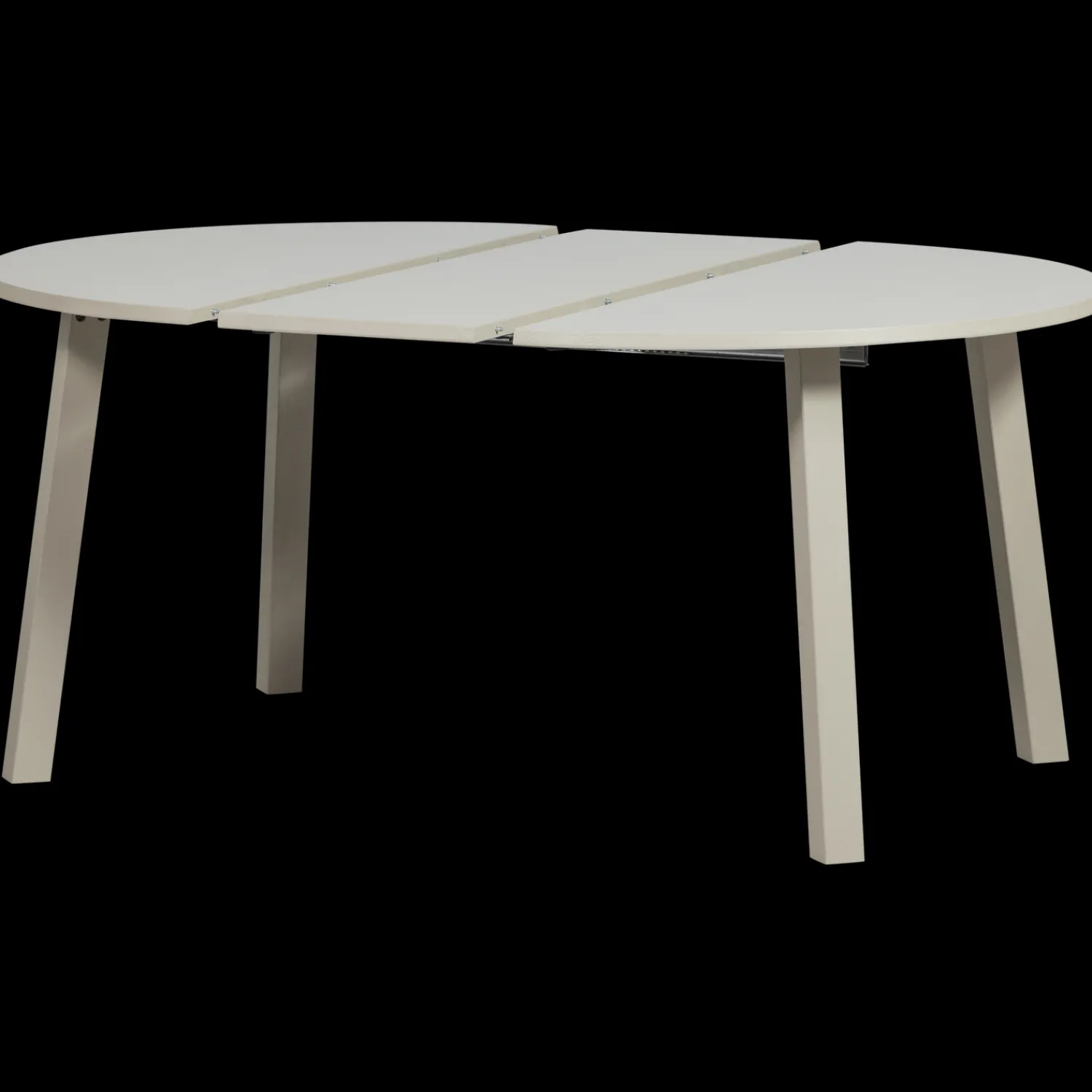 Houten Eettafels|Ronde Eettafels-WOOOD Janne Eettafel Dakargrau