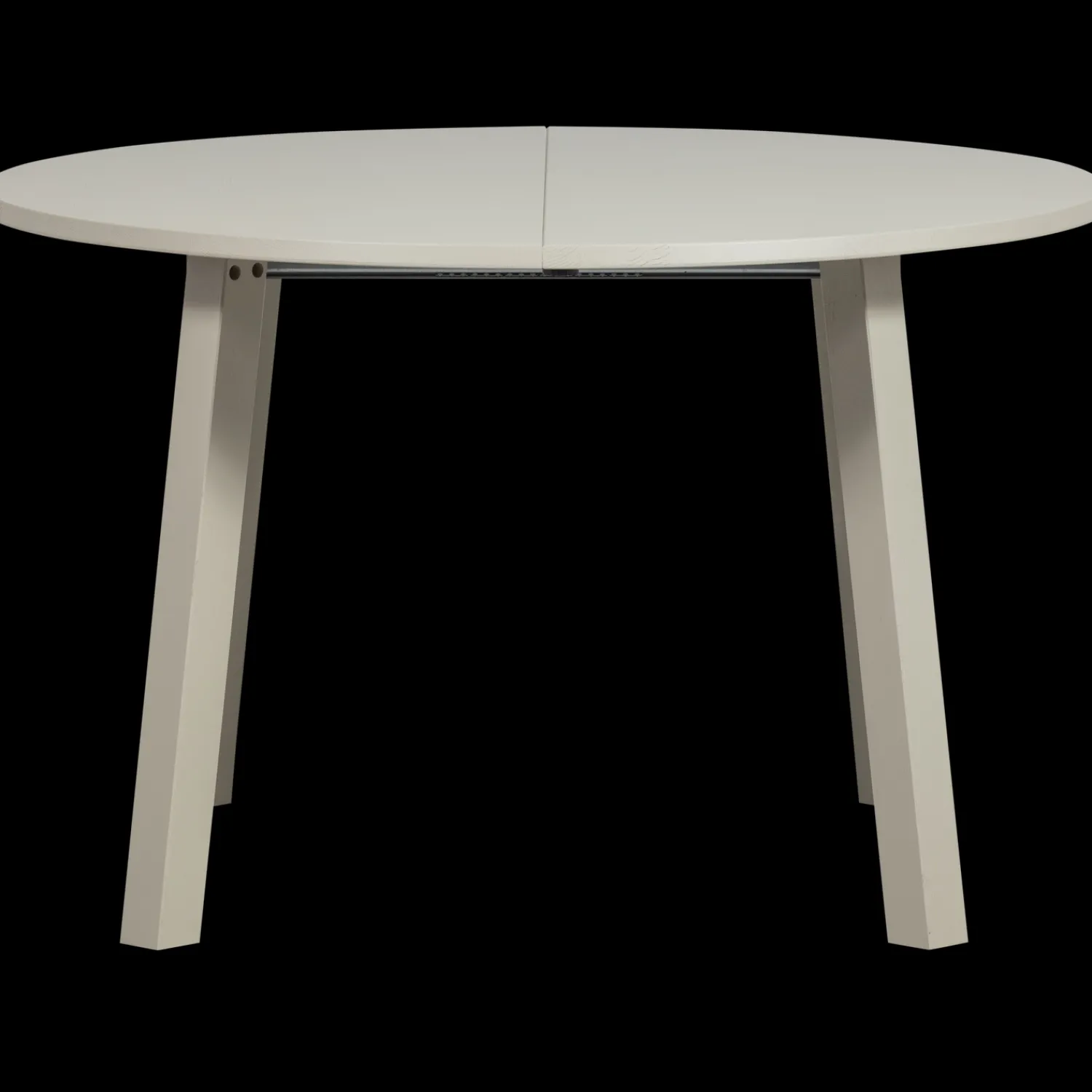 Houten Eettafels|Ronde Eettafels-WOOOD Janne Eettafel Dakargrau