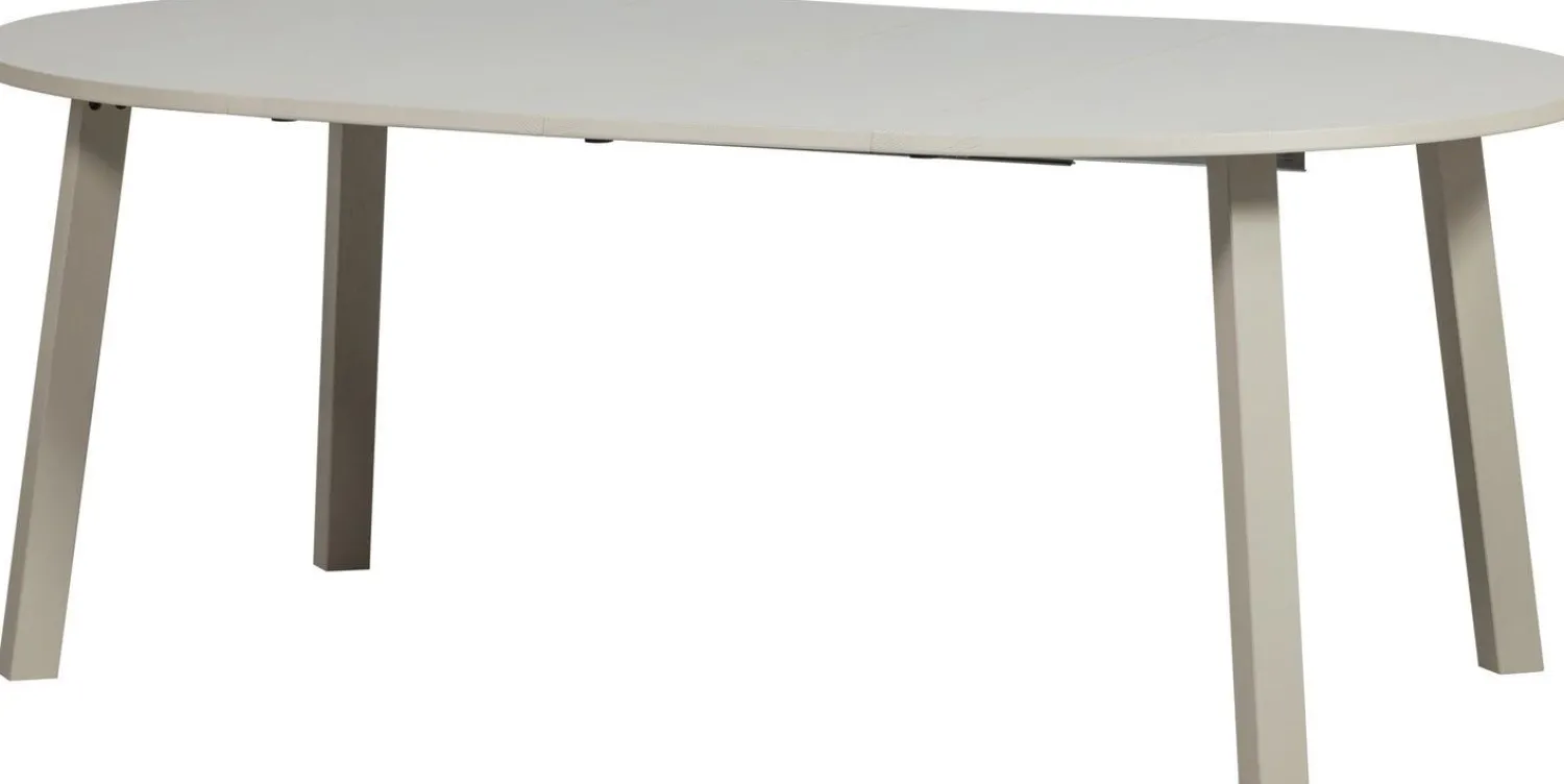 Houten Eettafels|Ronde Eettafels-WOOOD Janne Eettafel Dakargrau