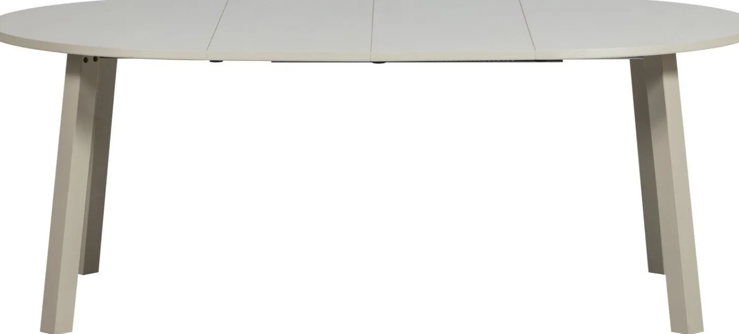 Houten Eettafels|Ronde Eettafels-WOOOD Janne Eettafel Dakargrau