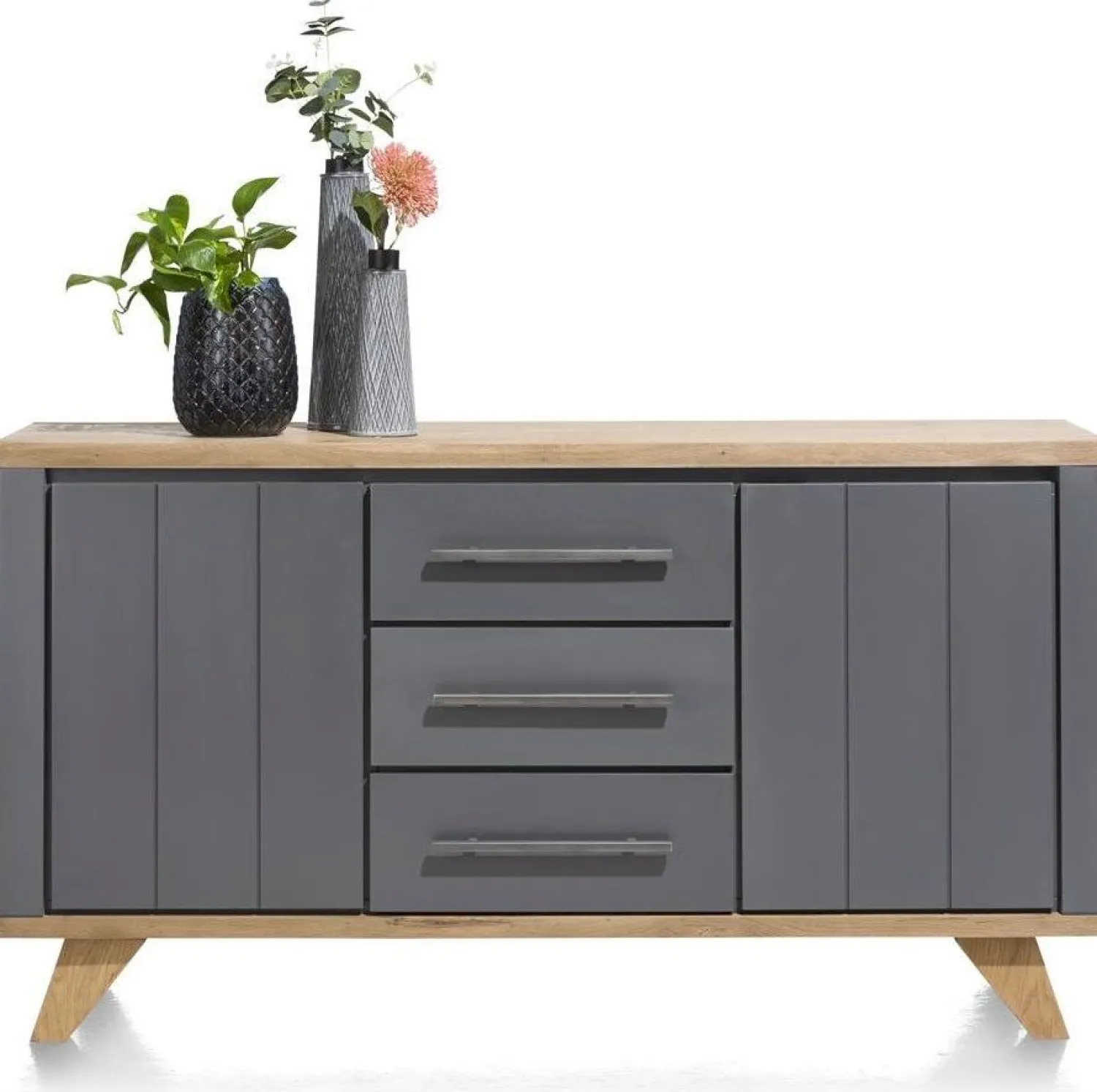 Dressoirs-Henders en Hazel Jardin Dressoir Railway Brown, Antraciet
