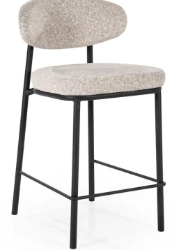 Stoffen Barkrukken-By Boo Jari Barstoel Beige