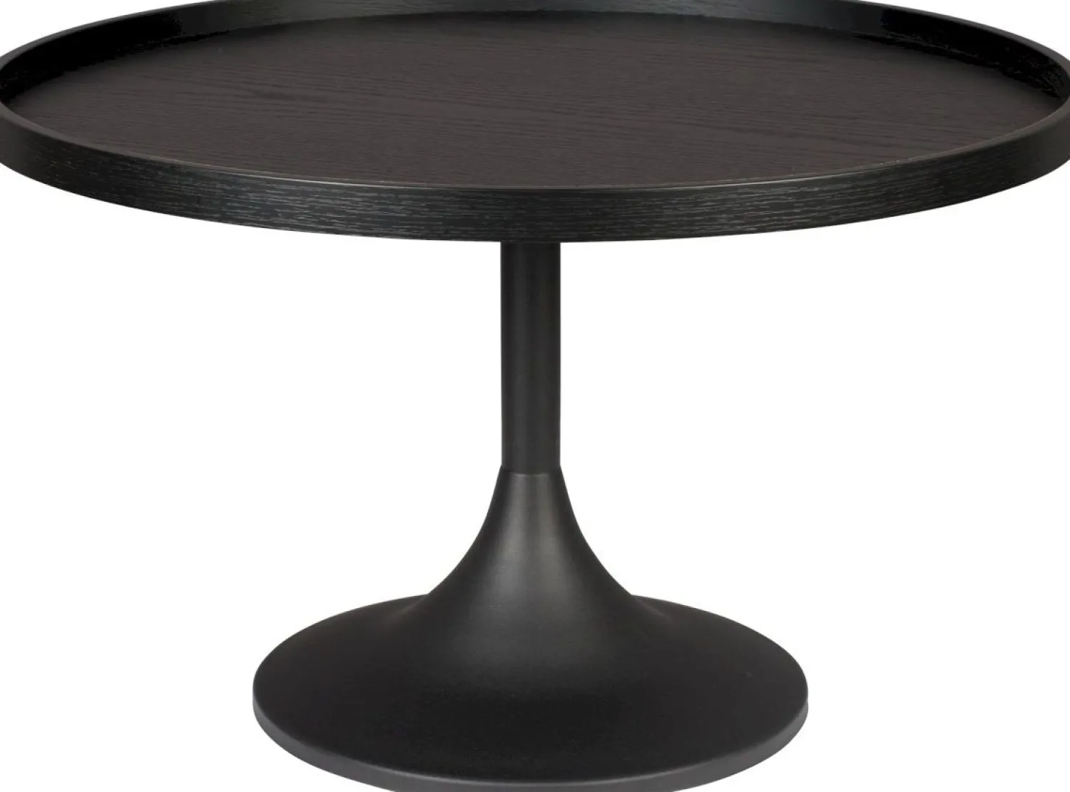 Houten Bijzettafels|Ronde Bijzettafels-Zuiver Jason Bijzettafel Black