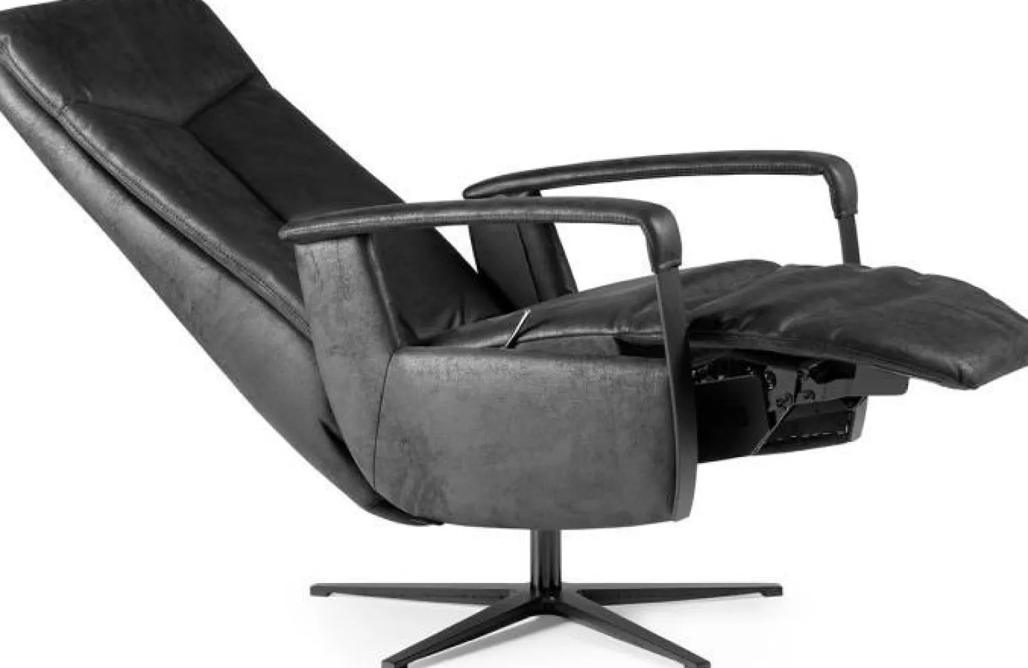 Relaxfauteuils-Feelings Wonen Jasper Large Relaxfauteuil Onyx