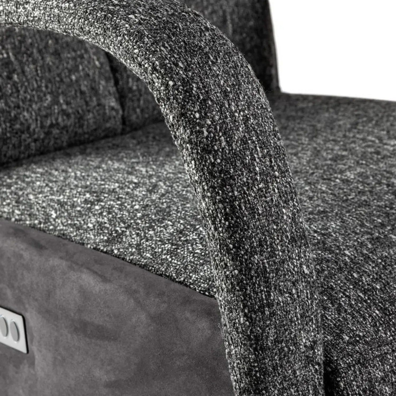Relaxfauteuils-Feelings Wonen Jasper Medium Relaxfauteuil Lava, Onyx