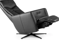 Leren Fauteuils|Relaxfauteuils-Feelings Wonen Jasper Small Relaxfauteuil Nero