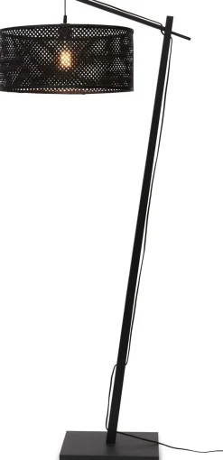 Industriële Vloerlampen|Vloerlampen-Good&Mojo Java 1 Arm L Vloerlamp Black