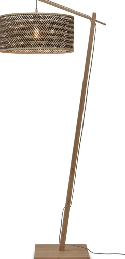 Vloerlampen|Vloerlampen-Good&Mojo Java 1 Arm L Vloerlamp Natural, Black, Grey