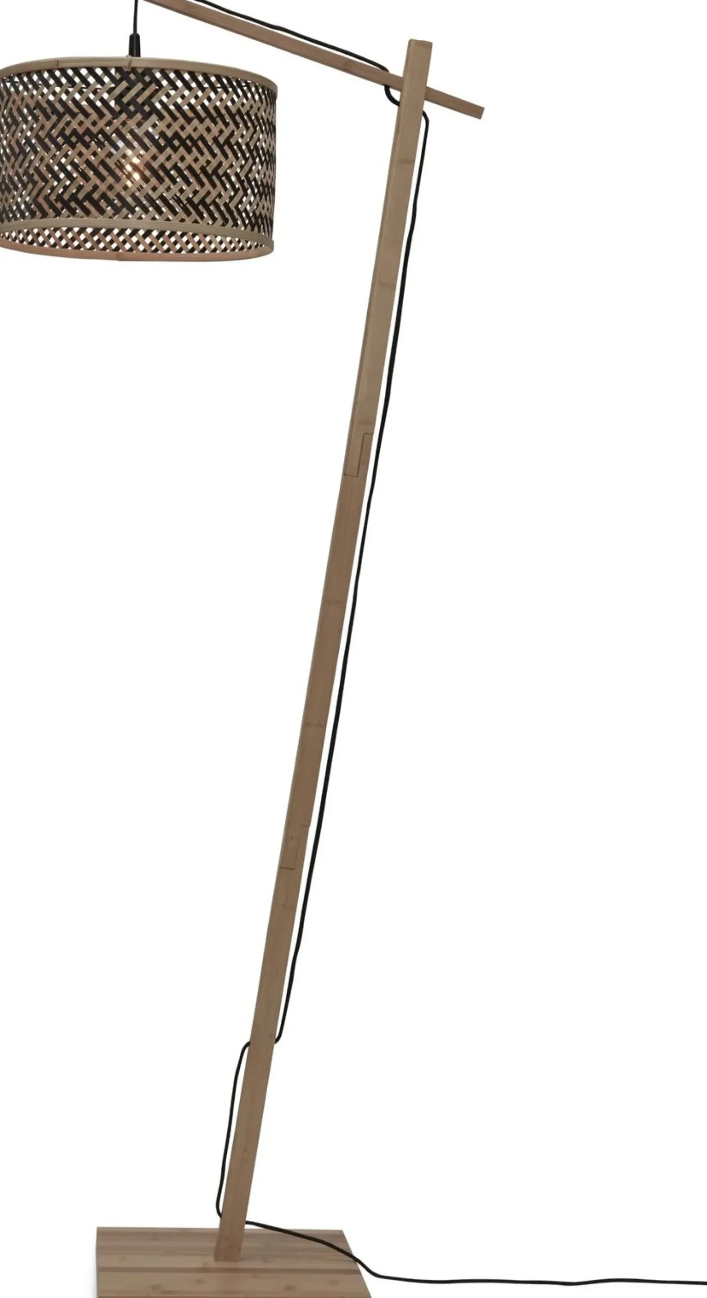 Vloerlampen|Vloerlampen-Good&Mojo Java 1 Arm S Vloerlamp Natural, Black