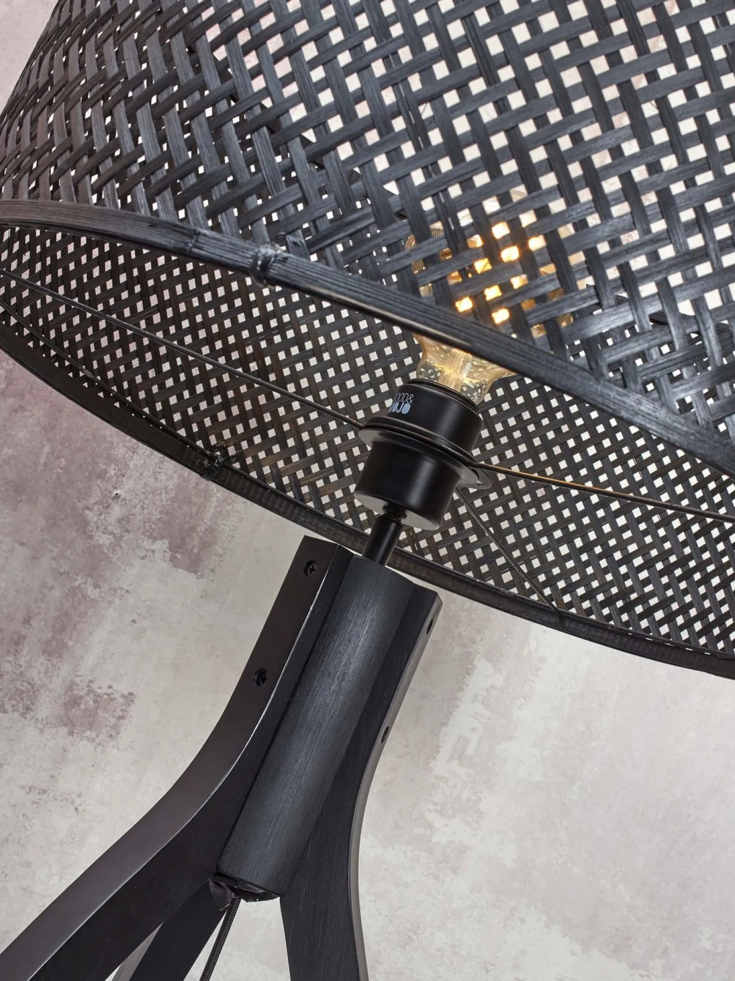 Vloerlampen|Vloerlampen-Good&Mojo Java 3 Legs Vloerlamp Black