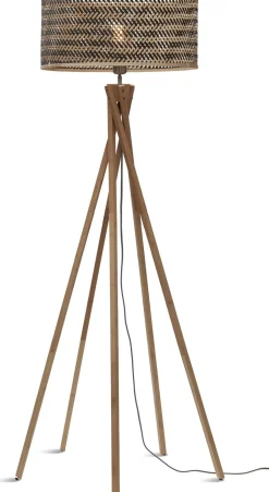 Vloerlampen|Vloerlampen-Good&Mojo Java 5 Legs Vloerlamp Natural, Black