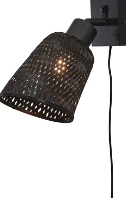 Wandlampen|Wandlampen-Good&Mojo Java L Wandlamp Black
