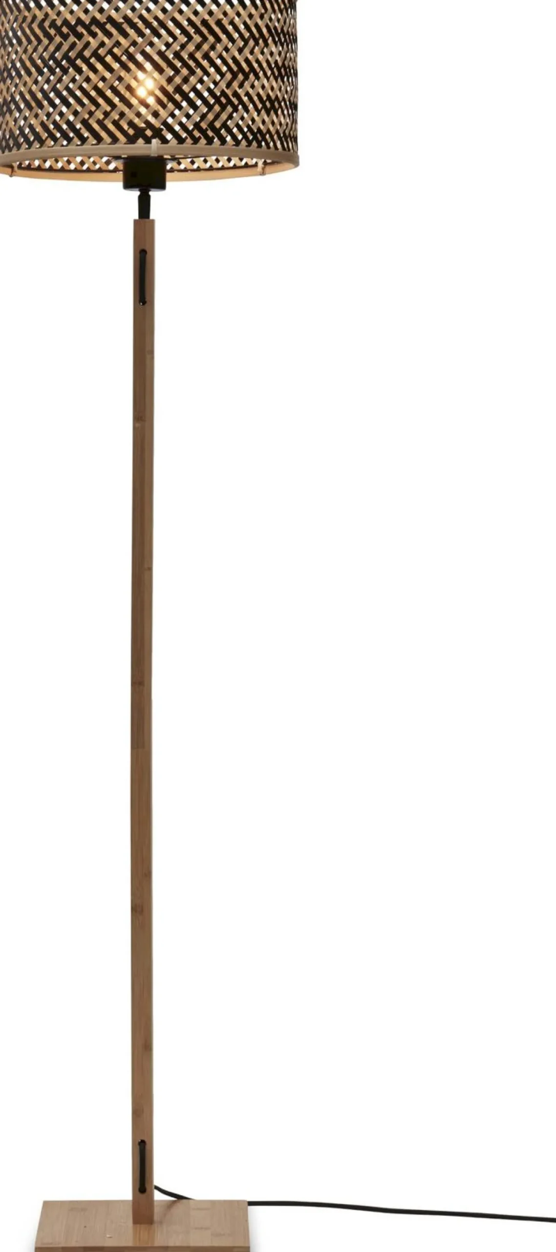 Vloerlampen|Vloerlampen-Good&Mojo Java Vloerlamp Natural, Black