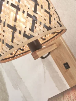 Wandlampen|Wandlampen-Good&Mojo Java Wandlamp Natural, Black