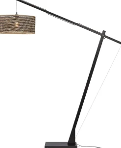 Vloerlampen|Vloerlampen-Good&Mojo Java XL Vloerlamp Black, Natural