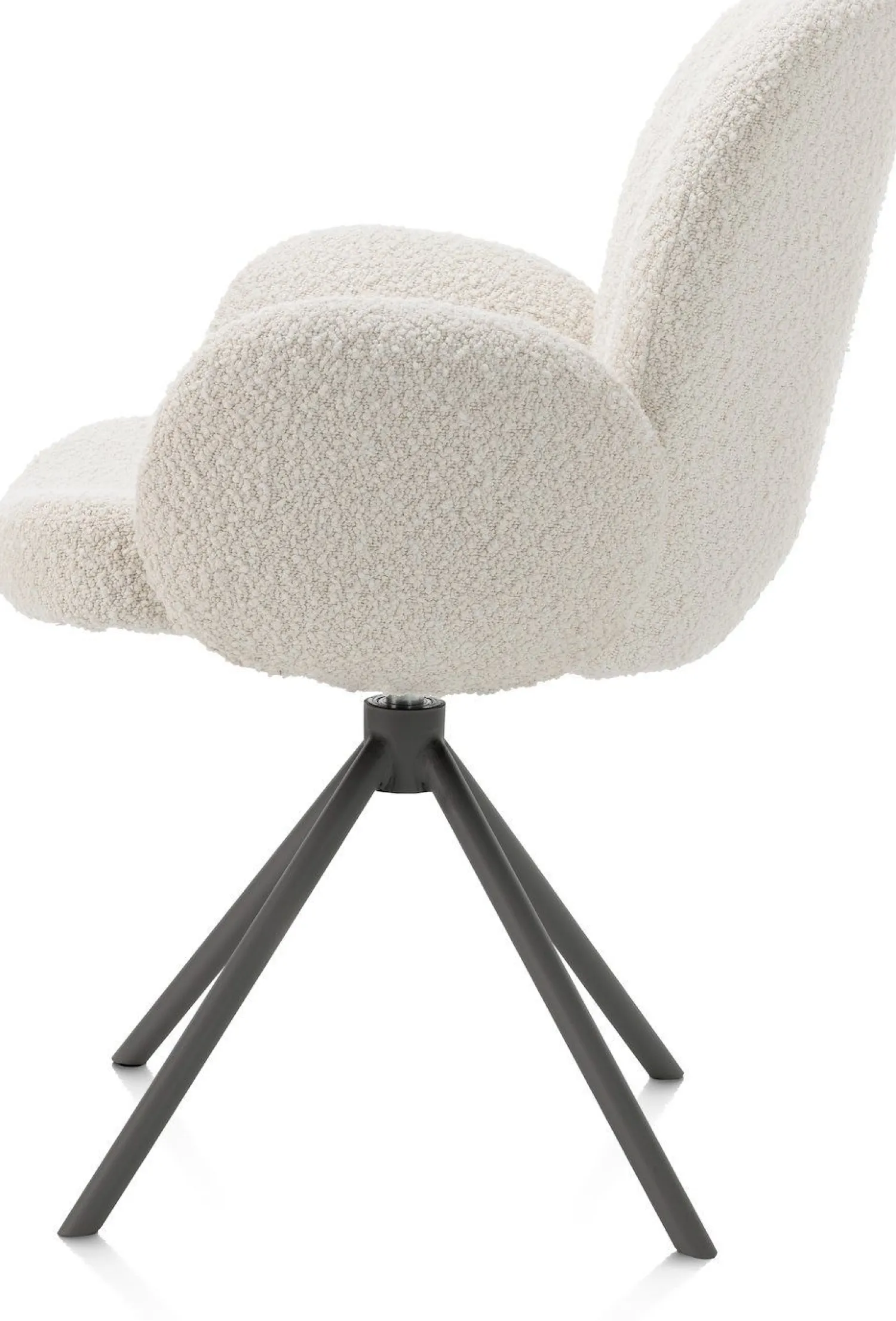 Eetkamerstoelen Met Armleuning-XOOON Jaxon Armstoel Ivoor, Grafiet