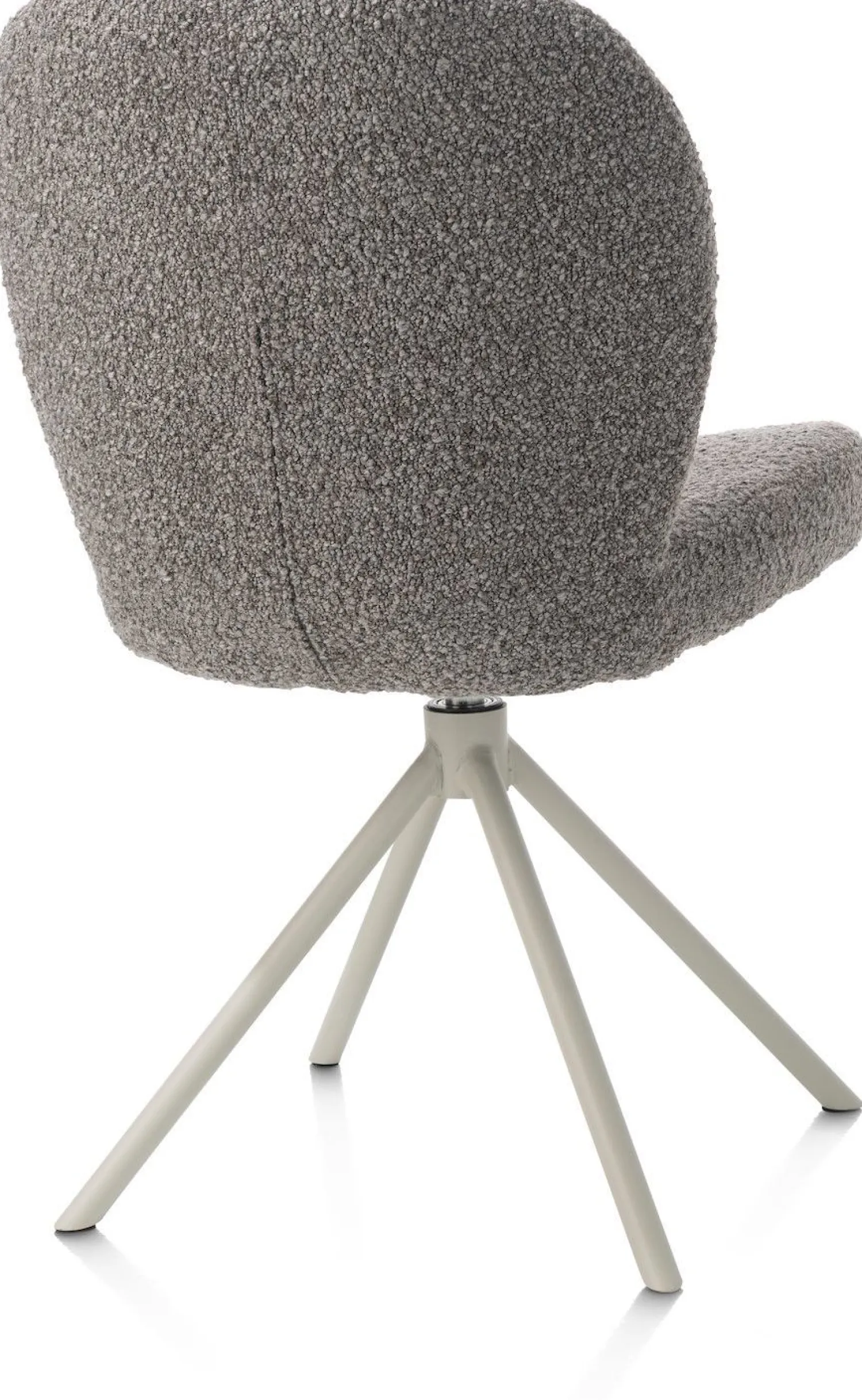 Eetkamerstoelen Zonder Armleuning-XOOON Jaxon Eetkamerstoel Lever, Silk Grey