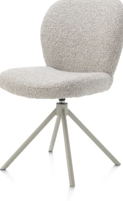 Eetkamerstoelen Zonder Armleuning-XOOON Jaxon Eetkamerstoel Kiezel, Silk Grey