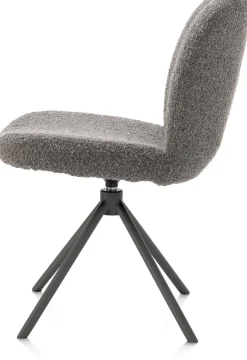Eetkamerstoelen Zonder Armleuning-XOOON Jaxon Eetkamerstoel Lever, Grafiet