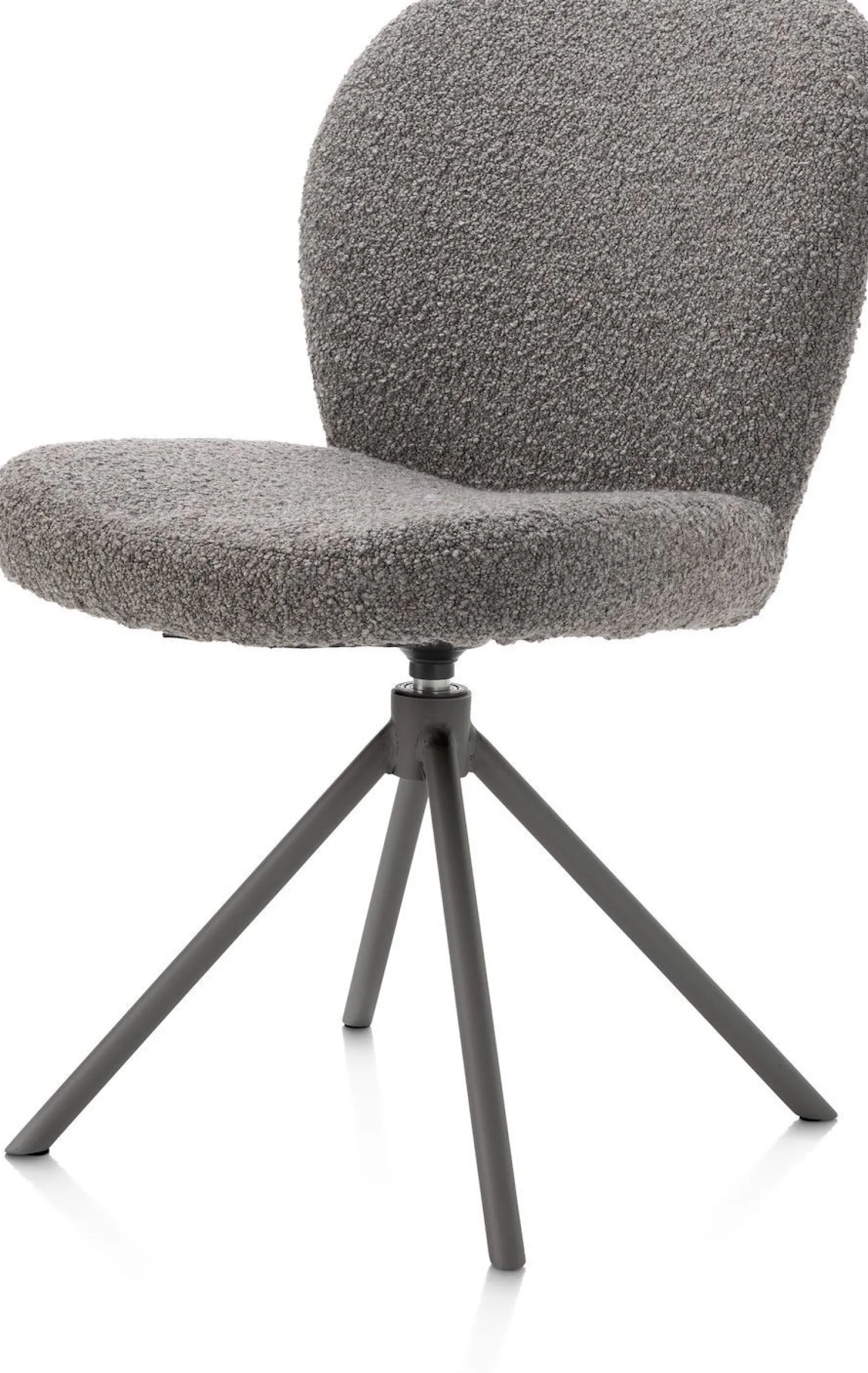 Eetkamerstoelen Zonder Armleuning-XOOON Jaxon Eetkamerstoel Lever, Grafiet