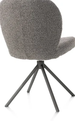Eetkamerstoelen Zonder Armleuning-XOOON Jaxon Eetkamerstoel Lever, Grafiet