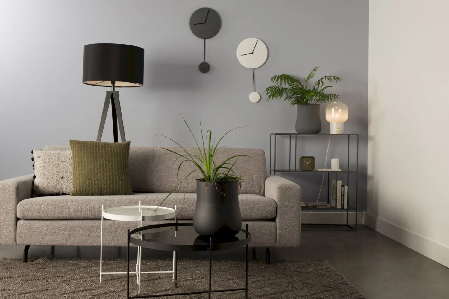 Zitbanken-Zuiver Jean 2,5-Zitsbank Grey