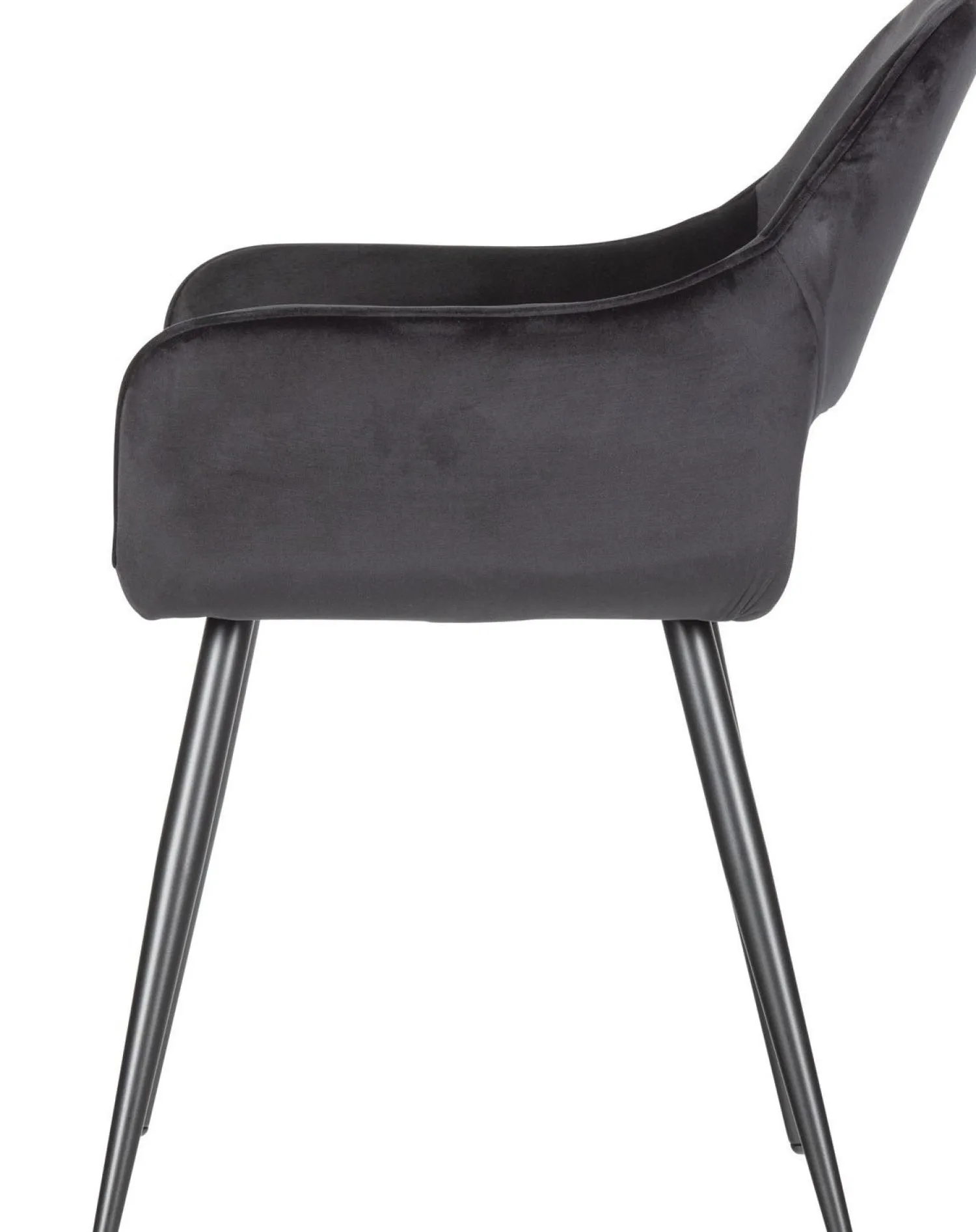Eetkamerstoelen Met Armleuning-WOOOD Jelle set van 2 Eetkamerstoel Black