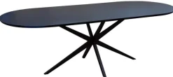 Houten Eettafels|Ovale Eettafels-Eijerkamp Collectie Jelte Eettafel Black