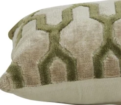 Sierkussens & Plaids-Trendhopper Jembana Sierkussen Zand, Olijf Groen