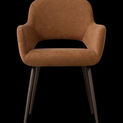 Eetkamerstoelen Met Armleuning-WOOOD Jenny Eetkamerstoel Bruin