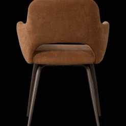 Eetkamerstoelen Met Armleuning-WOOOD Jenny Eetkamerstoel Bruin