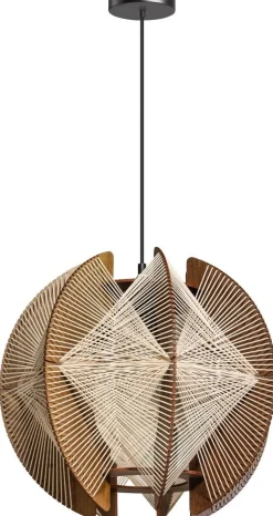 Hanglampen|Hanglampen-Eijerkamp Collectie Jessica Hanglamp Walnut