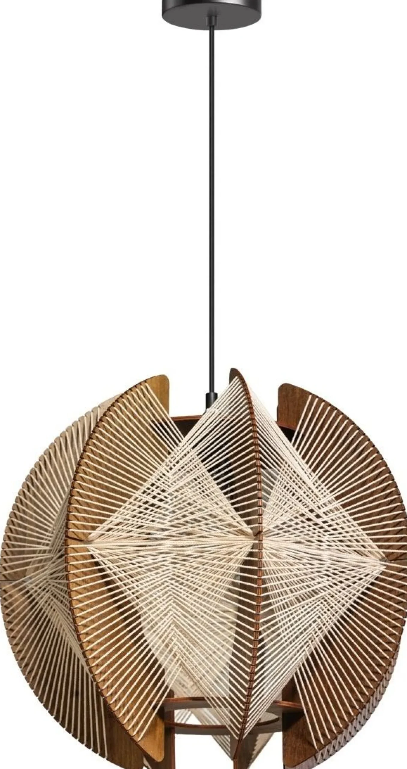 Hanglampen|Hanglampen-Eijerkamp Collectie Jessica Hanglamp Walnut