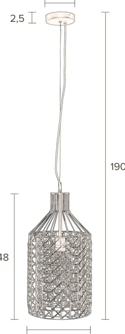 Industriële Hanglampen|Industriële Hanglampen-Dutchbone Jim Hanglamp