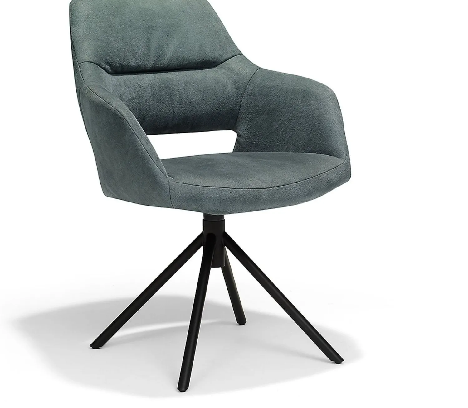 Eetkamerstoelen Met Armleuning-Eijerkamp Collectie Jinte Eetkamerstoel Blauw