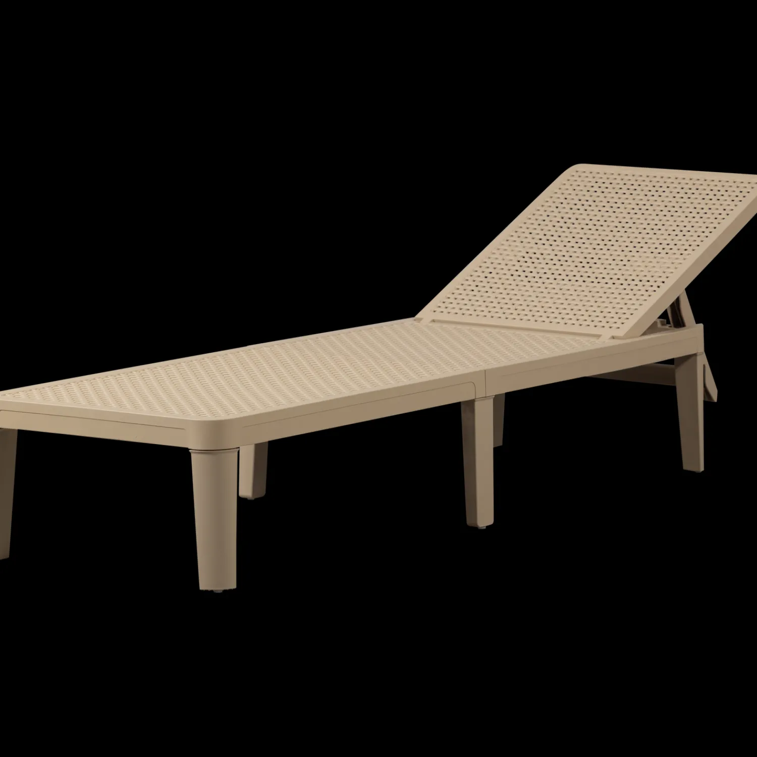 Tuinstoelen-WOOOD Jinte Ligbed Zand