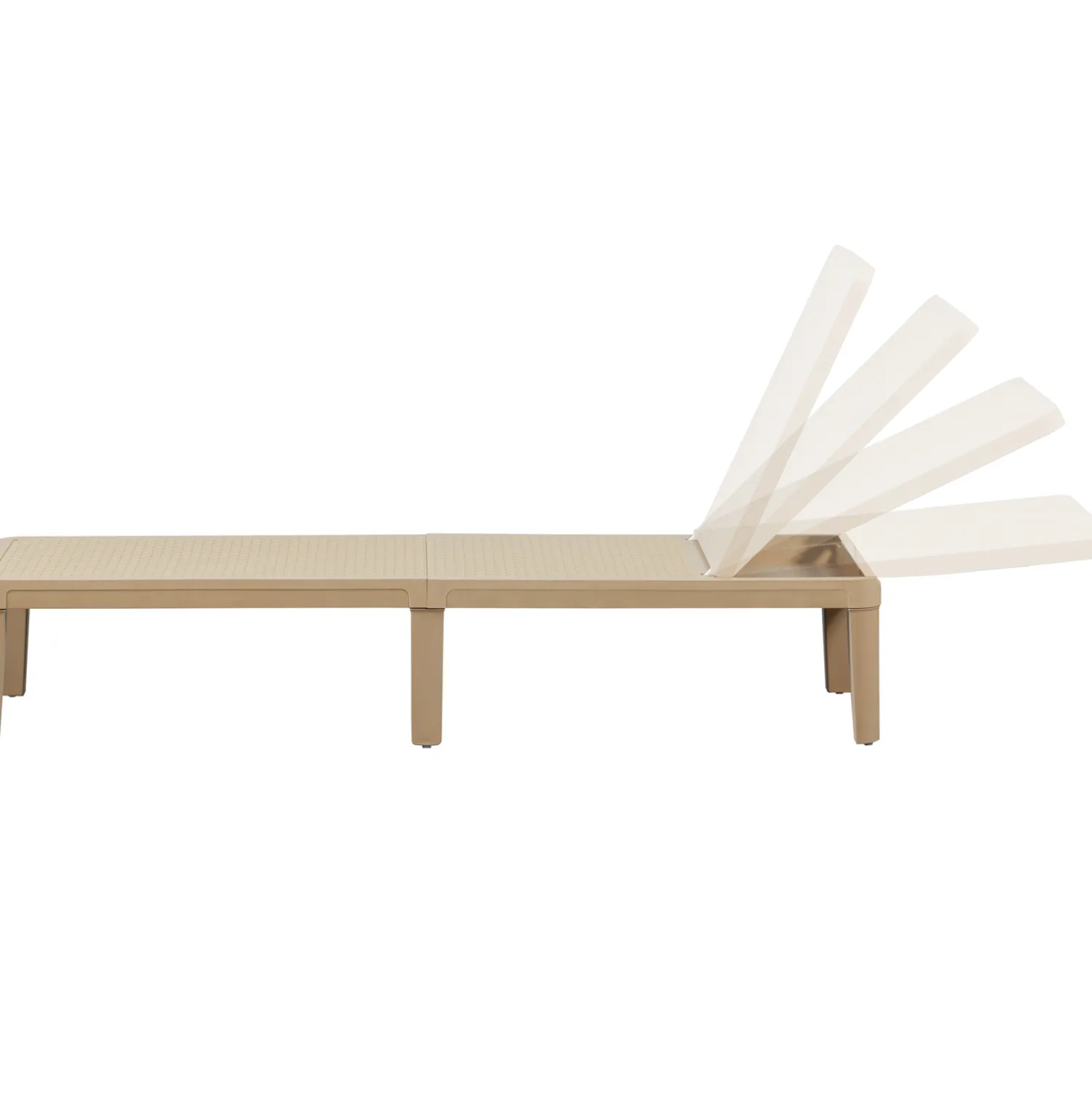 Tuinstoelen-WOOOD Jinte Ligbed Zand