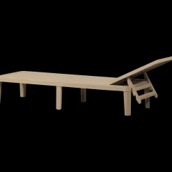 Tuinstoelen-WOOOD Jinte Ligbed Zand