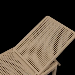 Tuinstoelen-WOOOD Jinte Ligbed Zand