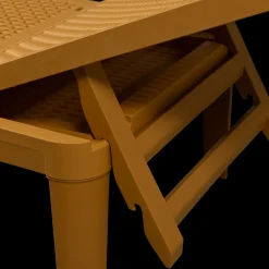 Tuinstoelen-WOOOD Jinte Ligbed Geel