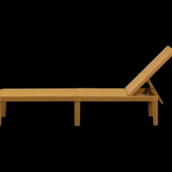 Tuinstoelen-WOOOD Jinte Ligbed Geel