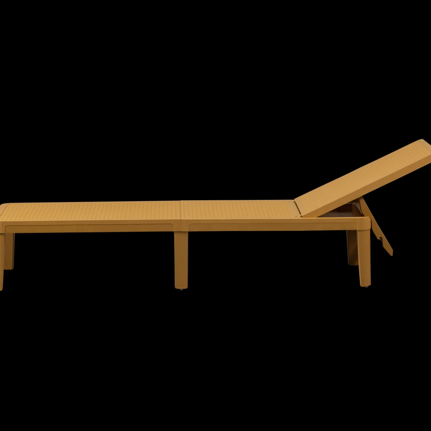 Tuinstoelen-WOOOD Jinte Ligbed Geel