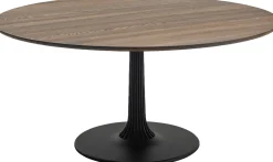 Ronde Eettafels-Arco Joist Eettafel Oak Smoke