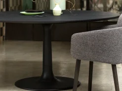 Ronde Eettafels-Arco Joist Eettafel Oak Smoke